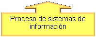 Globo: flecha hacia arriba: Proceso de sistemas de información
